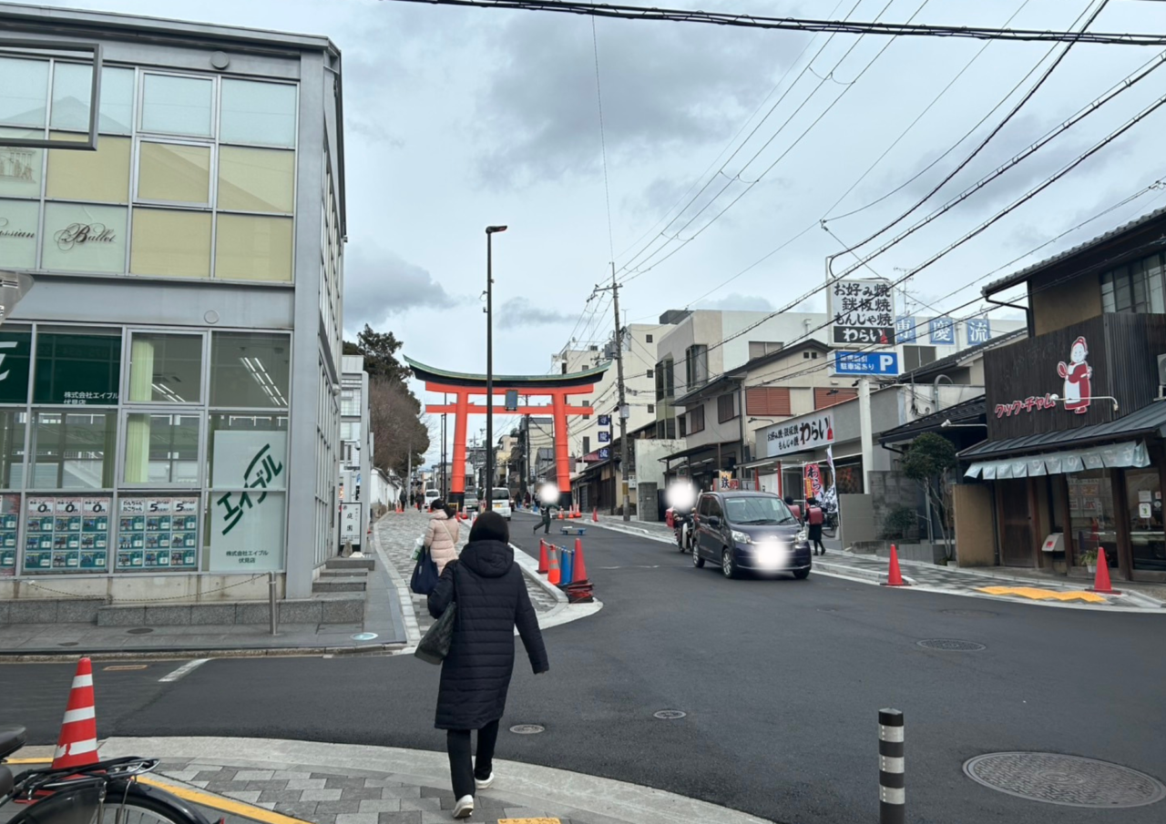 桃山御陵前